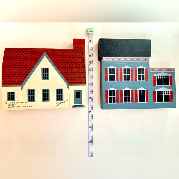 Vintage - The Cat’s Meow Village - Lot of 3 Collectible Buildings and Stores - Picture 7 of 11